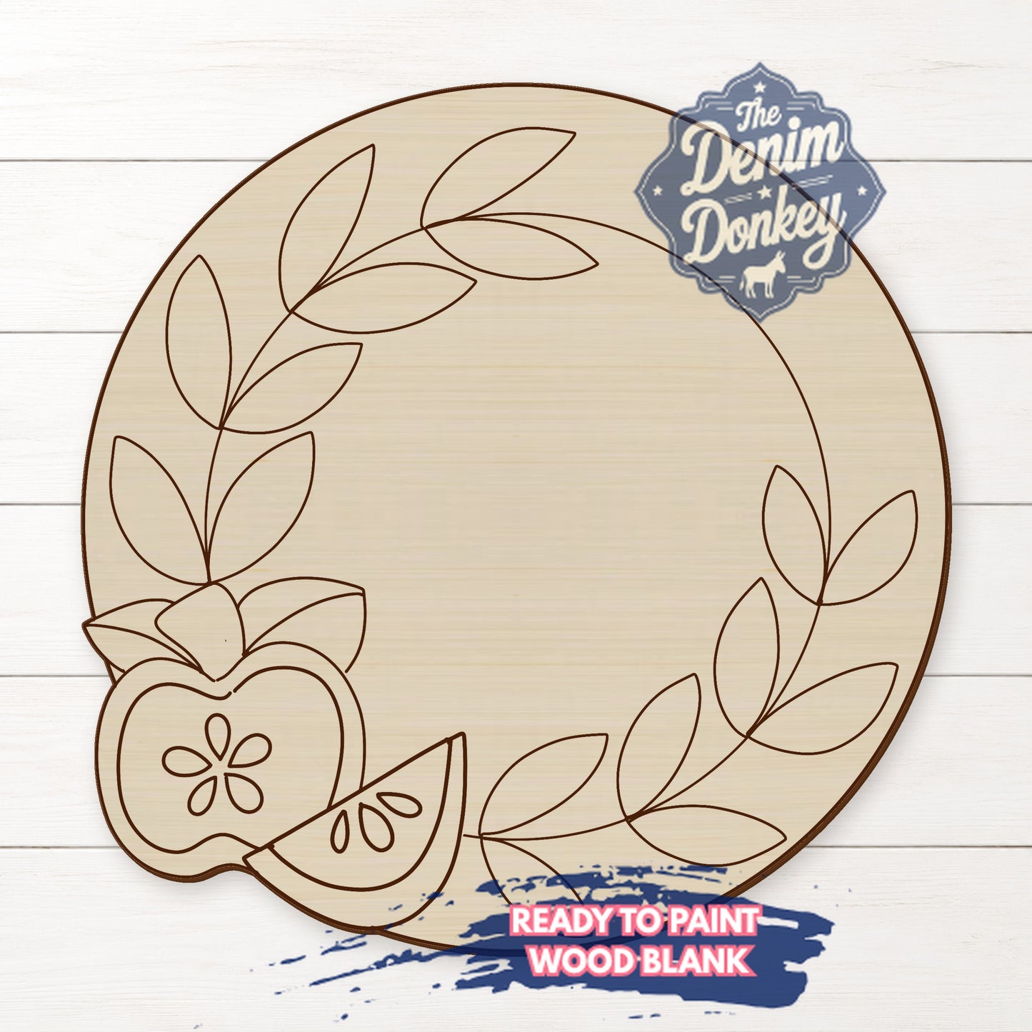 Apple Round Wood Blank