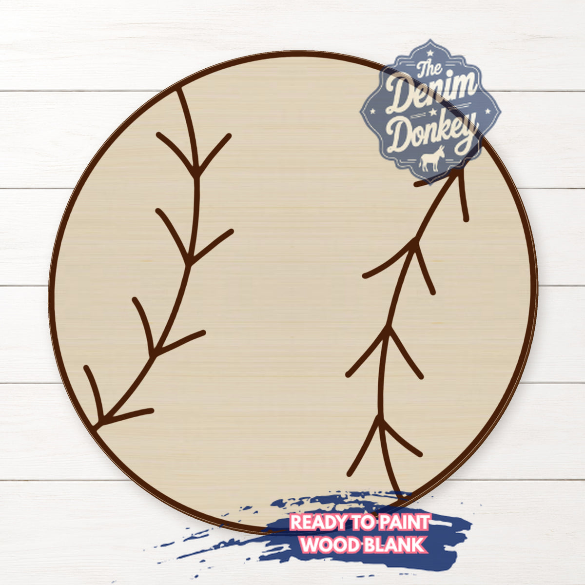 Baseball Unfinished Wood Blank