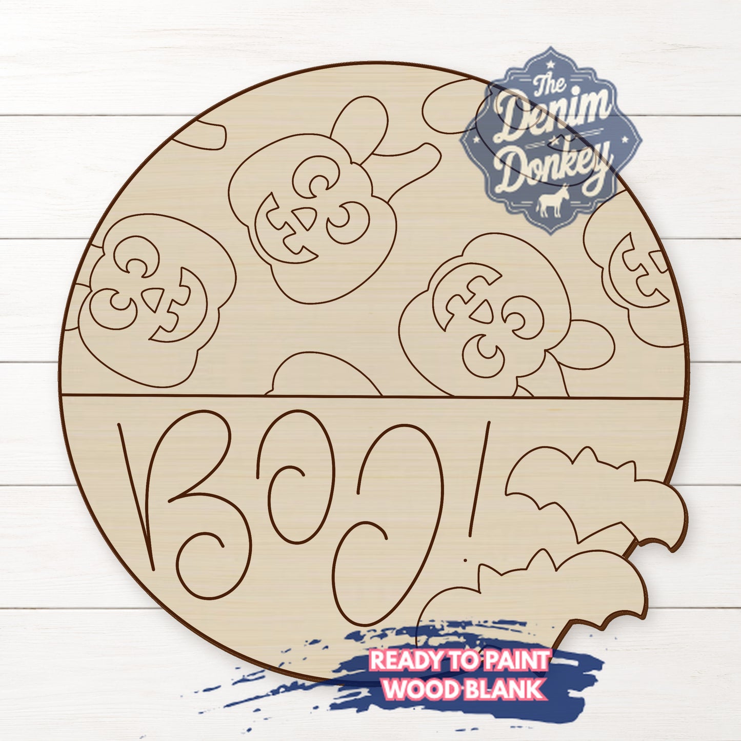 Boo Bats Wood Blank