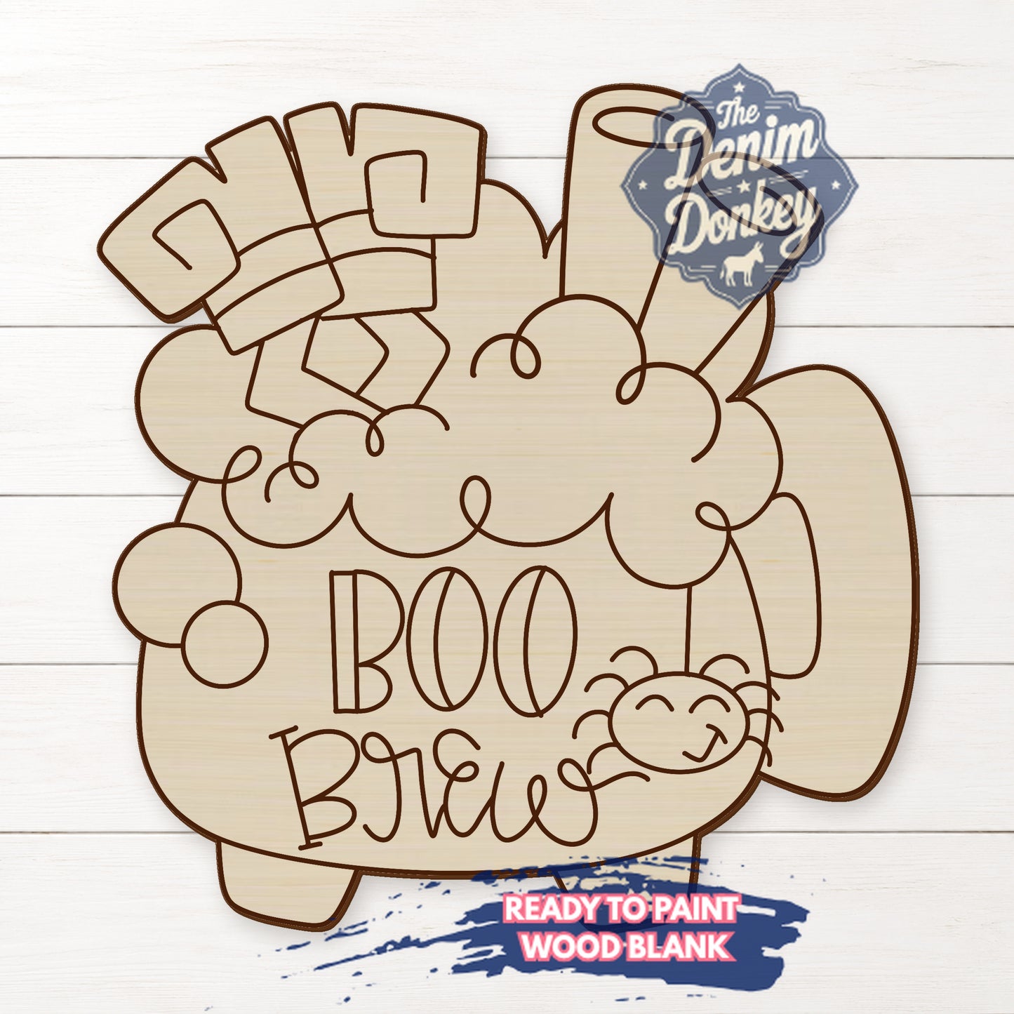 Boo Brew Mug Wood Blank