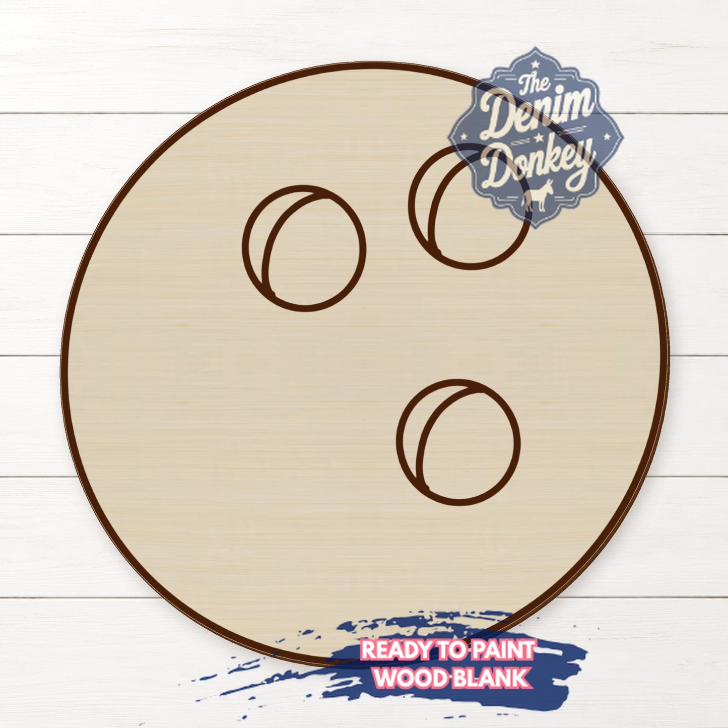 Bowling Ball Unfinished Wood Blank