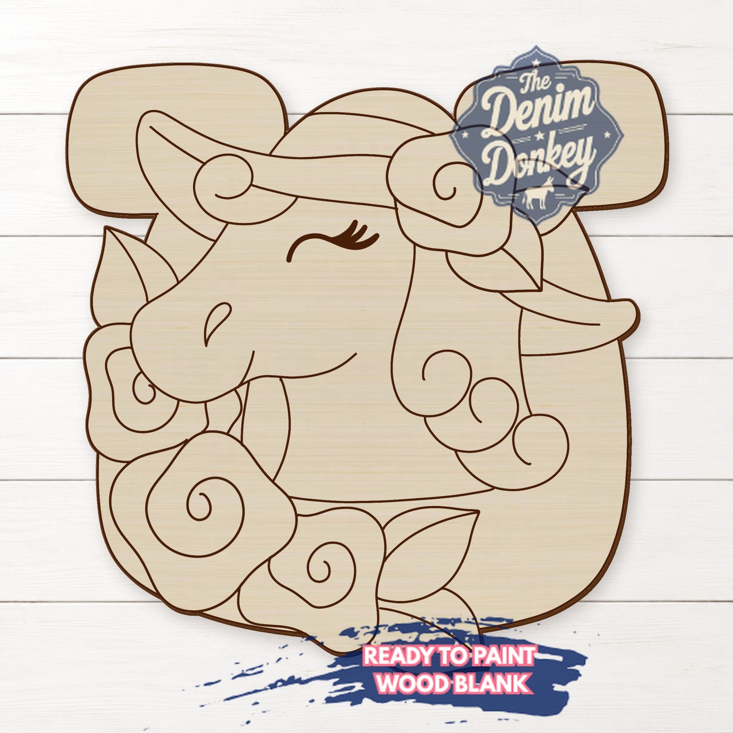 Derby Horse Unfinished Wood Blank