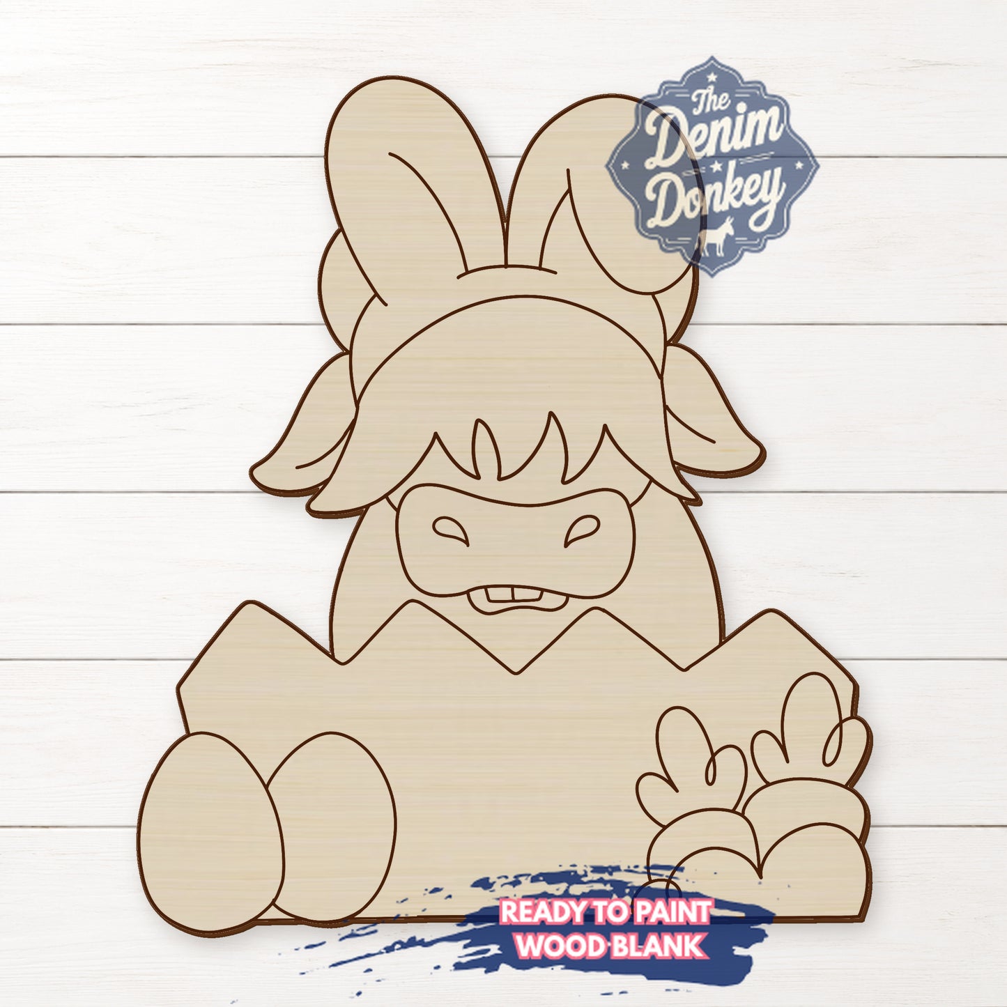 Easter Highland Unfinished Wood Blank