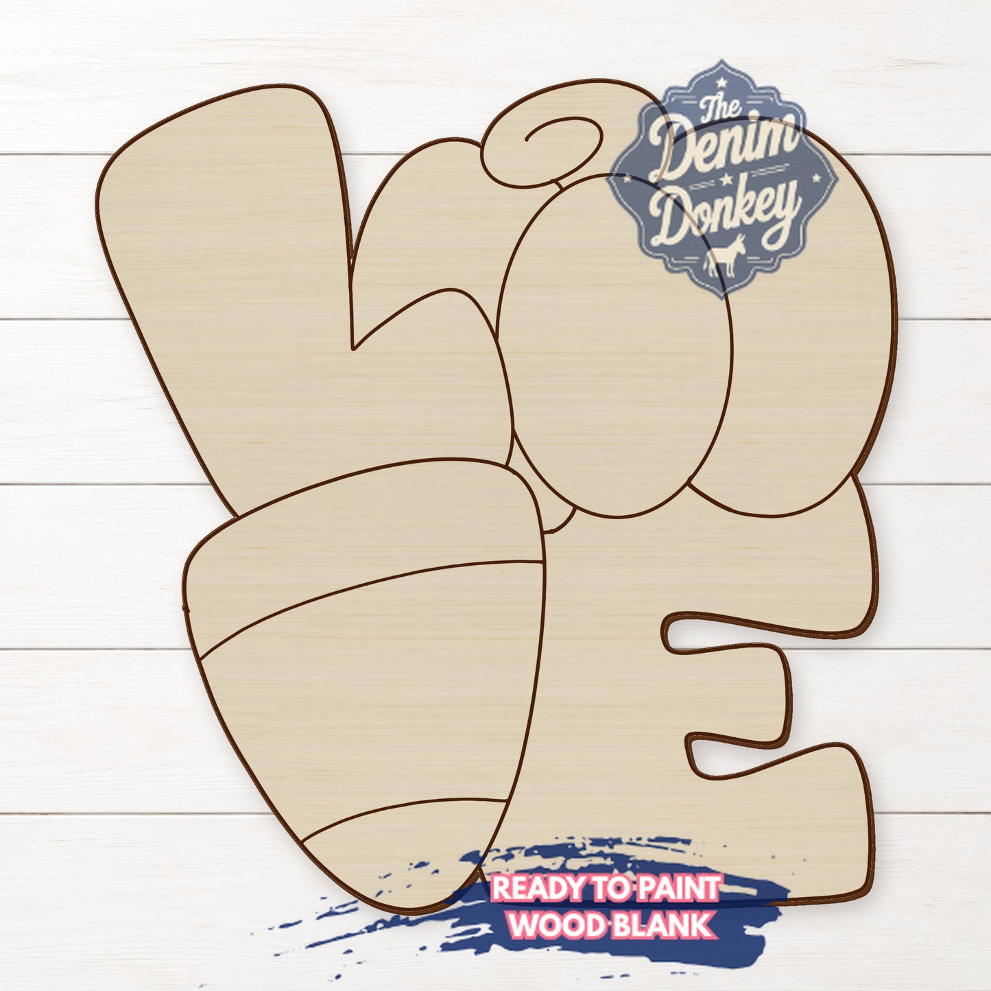 Fall Love Wood Blank