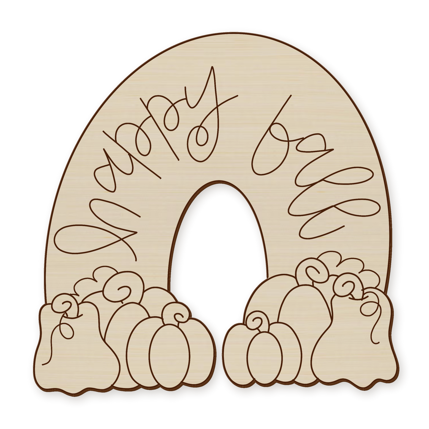 Fall Rainbow Wood Blank