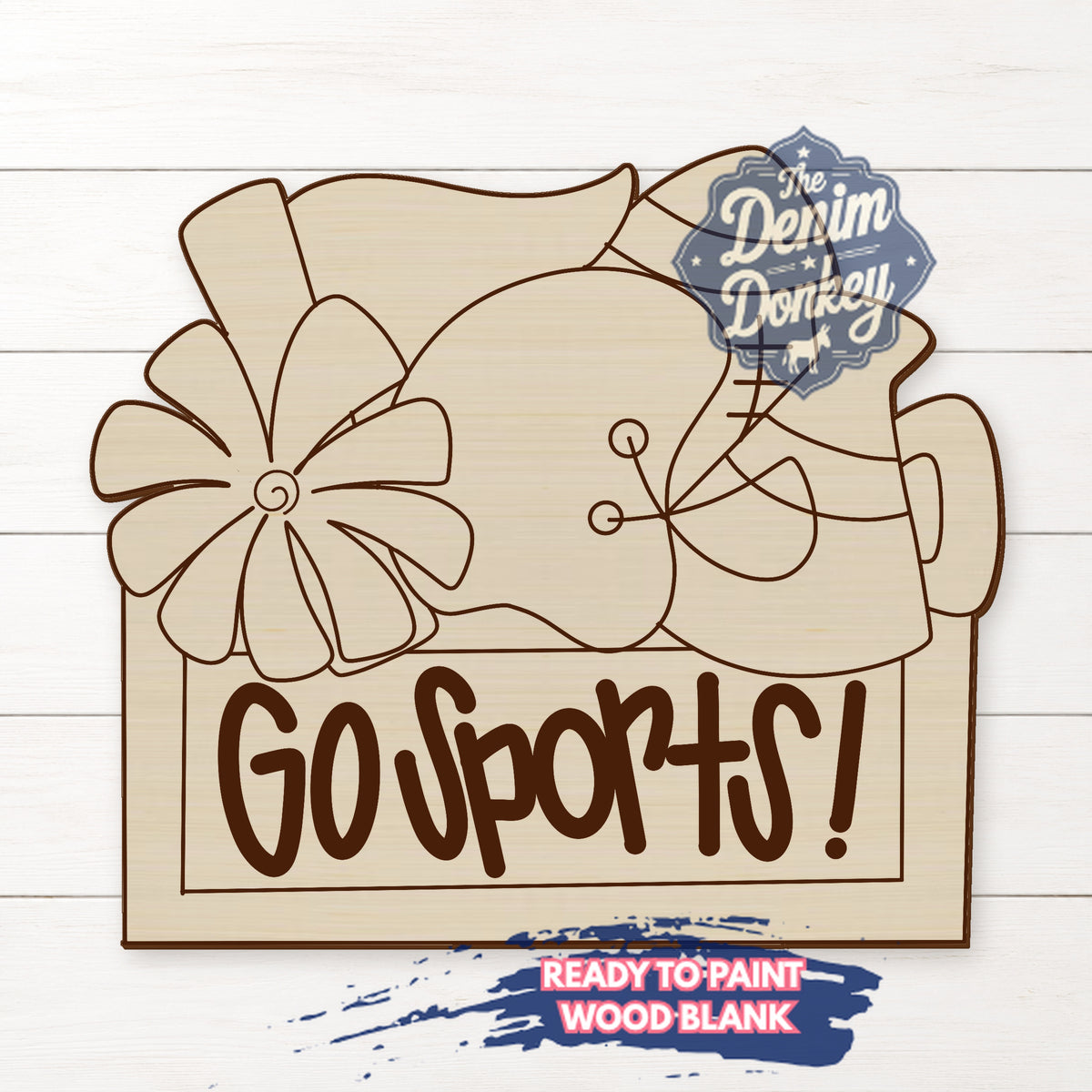 Go Sports Unfinished Wood Blank