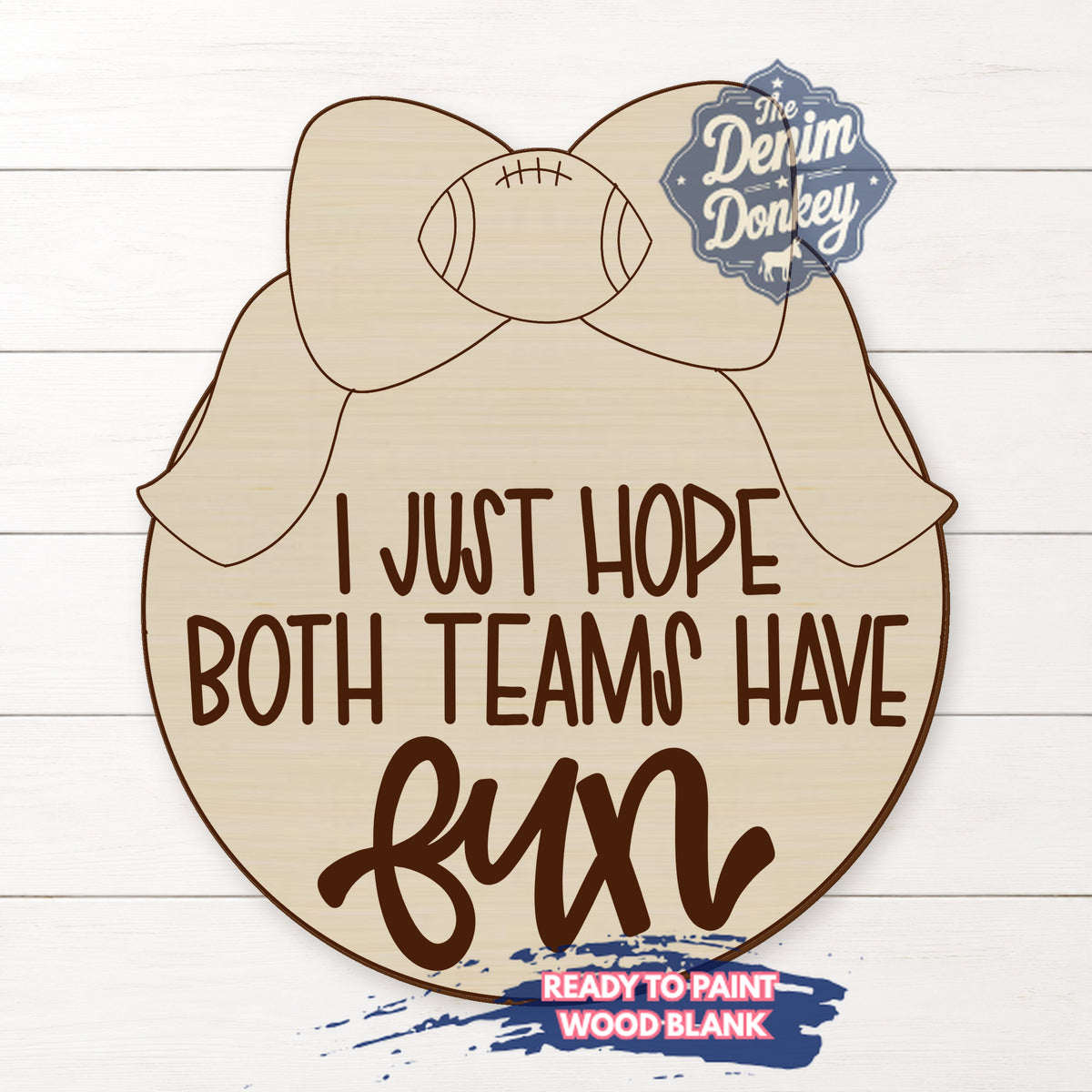 Have Fun Bow Unfinished Wood Blank