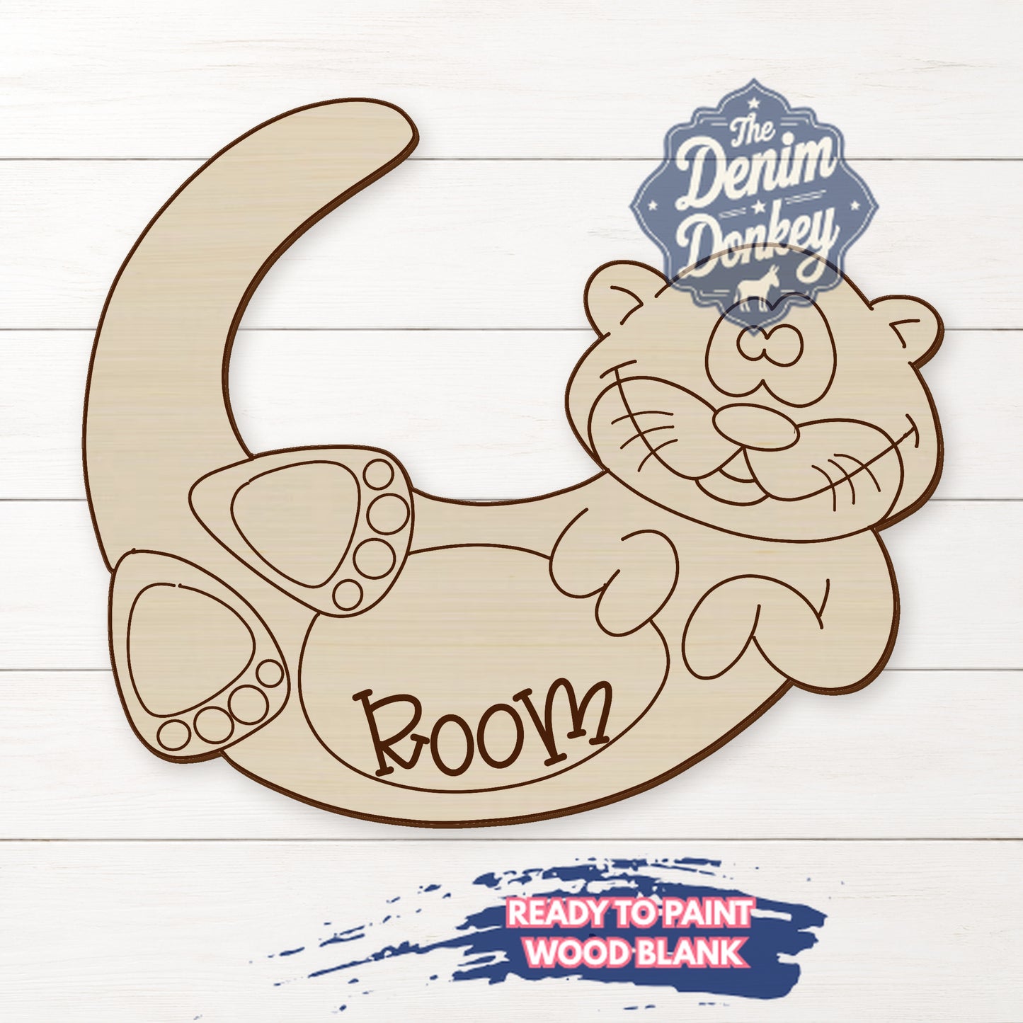 Otter Unfinished Wood Blank