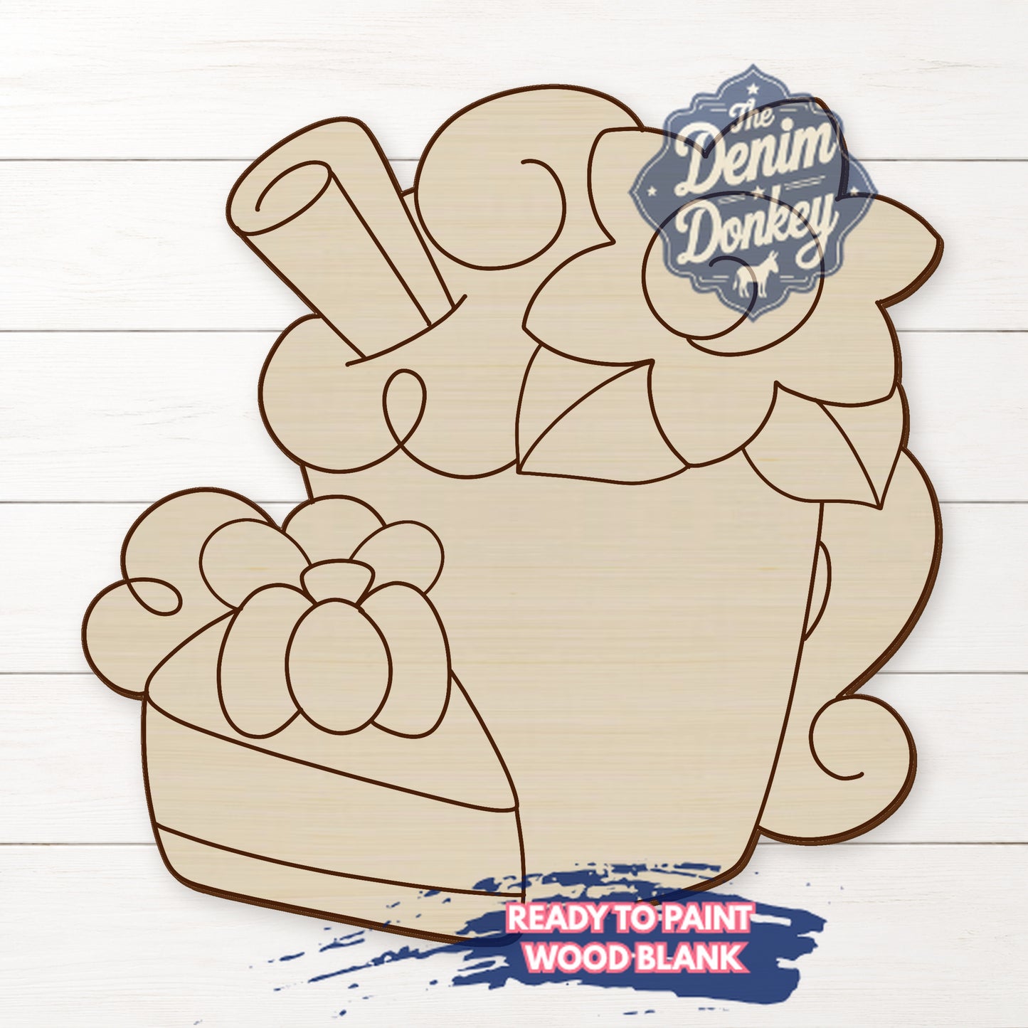 Pumpkin Latte Pie Wood Blank