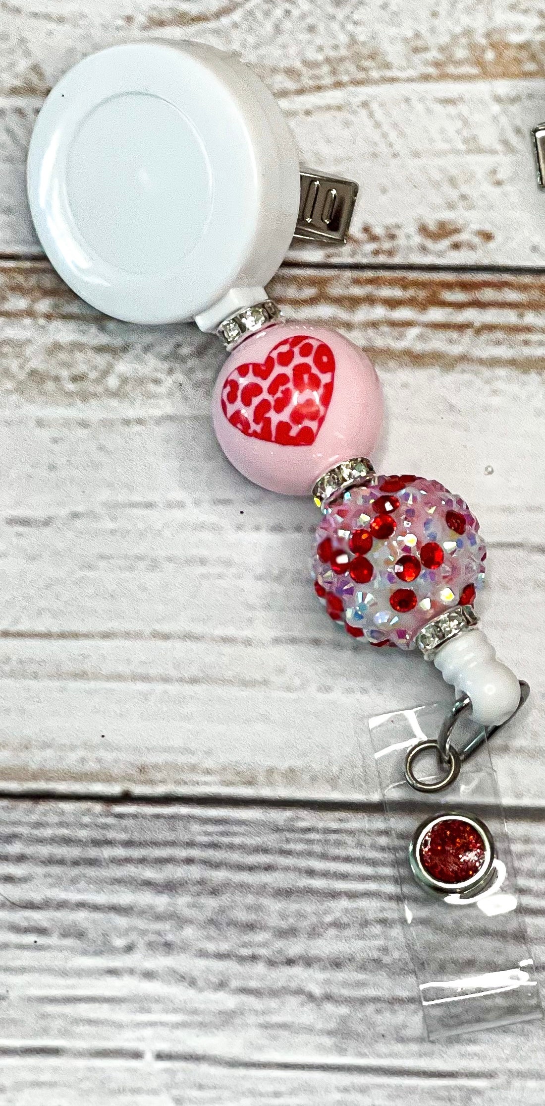 Valentine’s Day Beaded Badge Reels