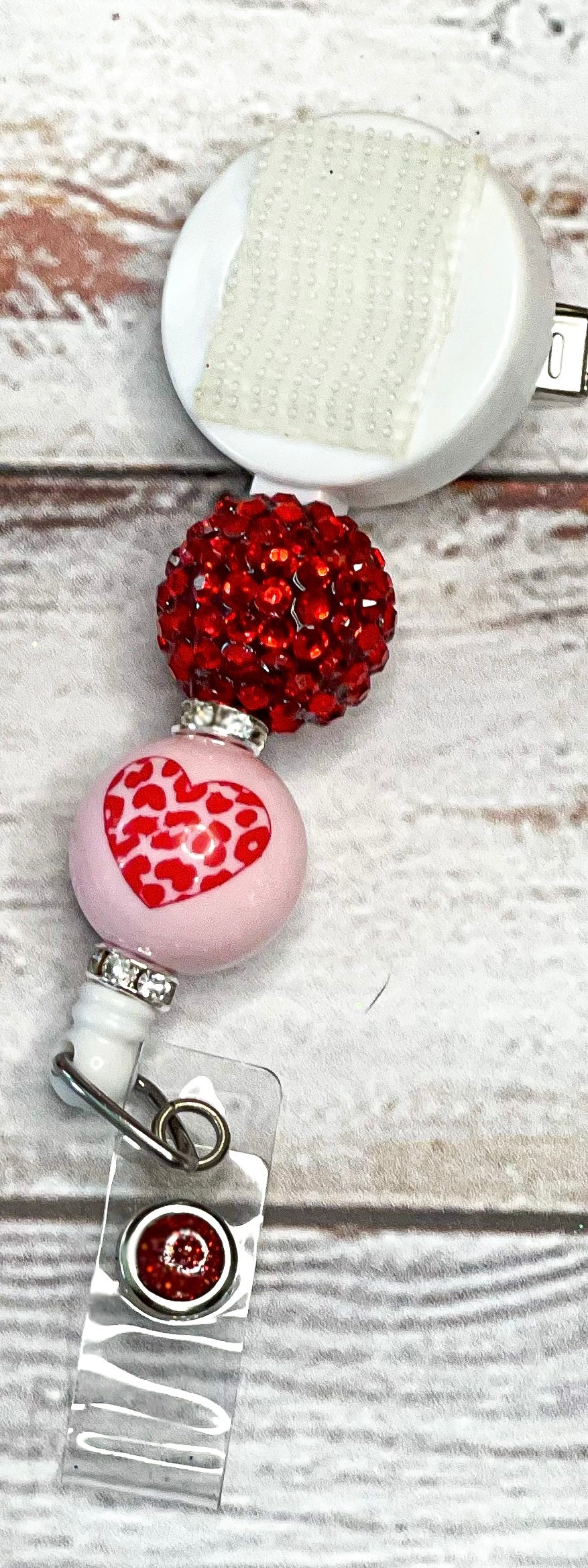 Valentine’s Day Beaded Badge Reels