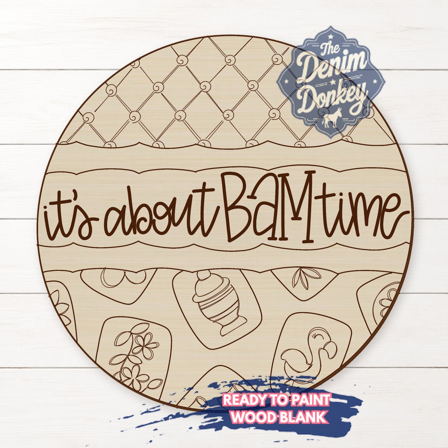 About Bam Time Unfinished Wood Blank