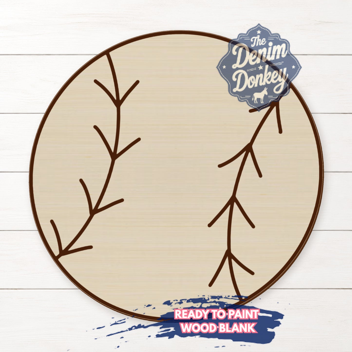 Baseball Unfinished Wood Blank