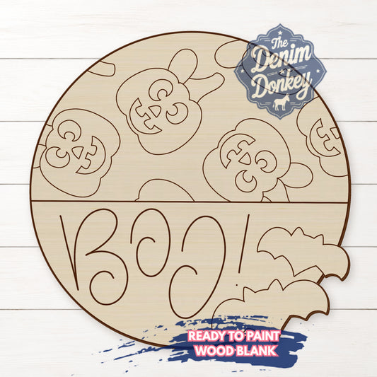Boo Bats Wood Blank