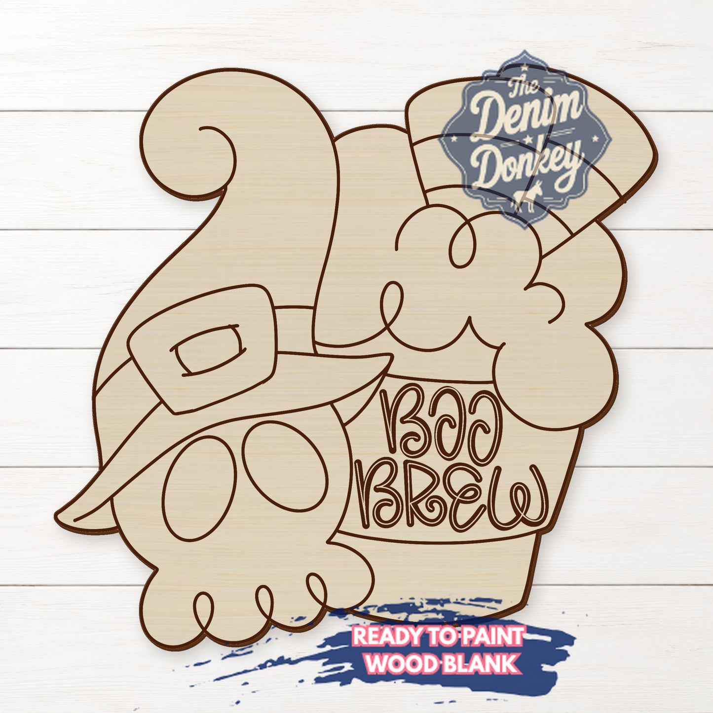 Boo Brew Spooky Wood Blank