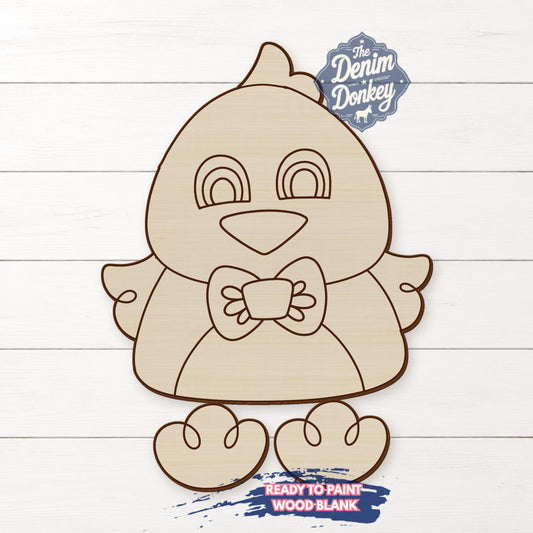 Boy Chick Unfinished Wood Blank