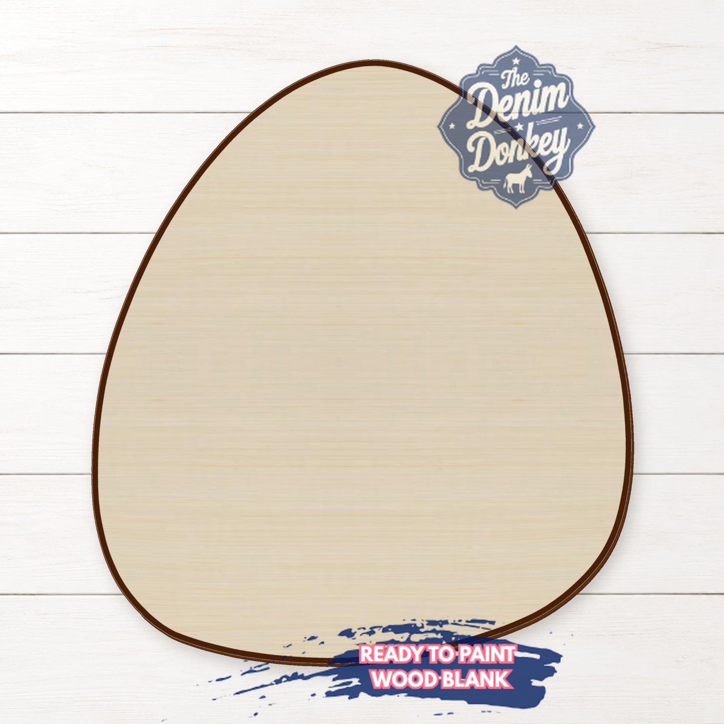 Egg Attachment Unfinished Wood Blank