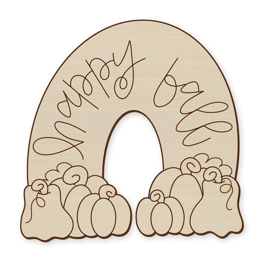 Fall Rainbow Wood Blank