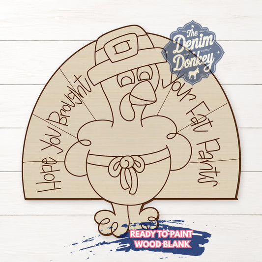 Fat Pants Wood Blank