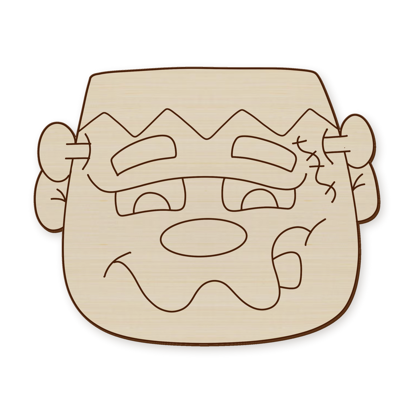 Frankenstein Noggin Wood Blank