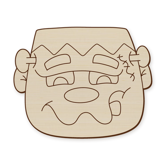Frankenstein Noggin Wood Blank