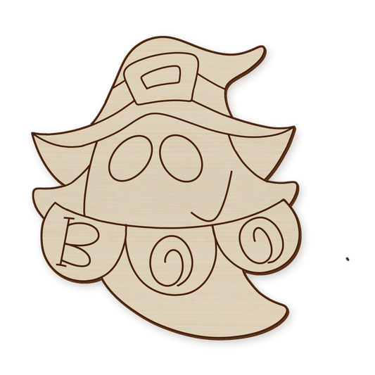 Ghost Boo Wood Blank
