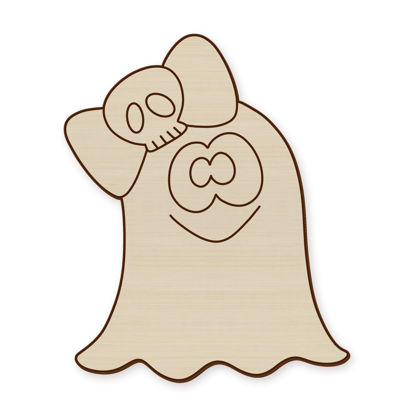 Girl Ghost Wood Blank
