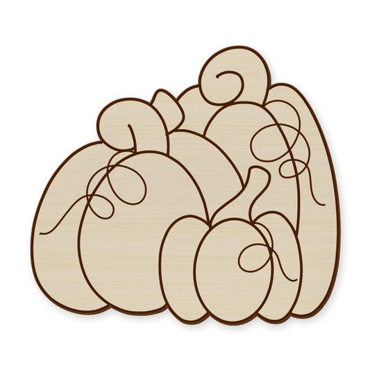 Pumpkins Wood Blank
