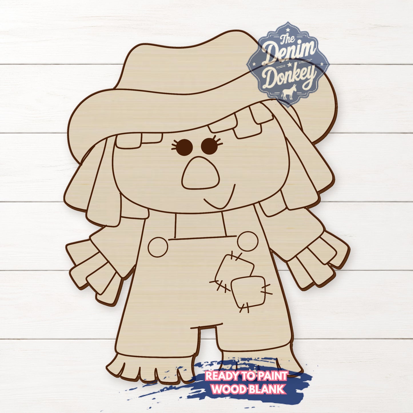 Scarecrow Boy Wood Blank