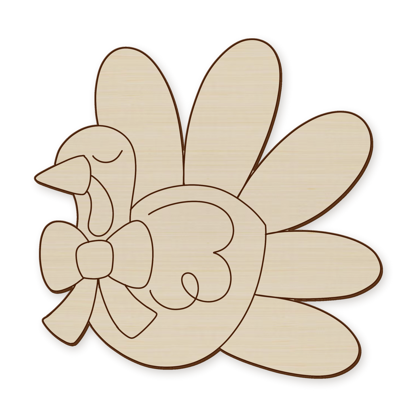Turkey Bow Wood Blank