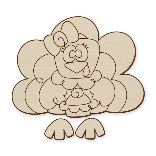 Turkey Girl Wood Blank