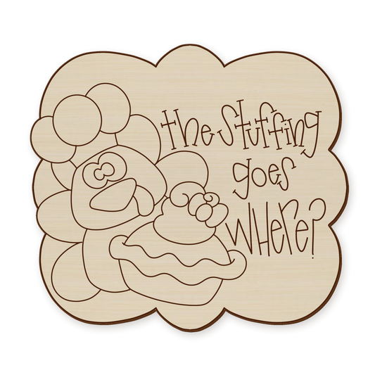 Turkey Stuffing Wood Blank
