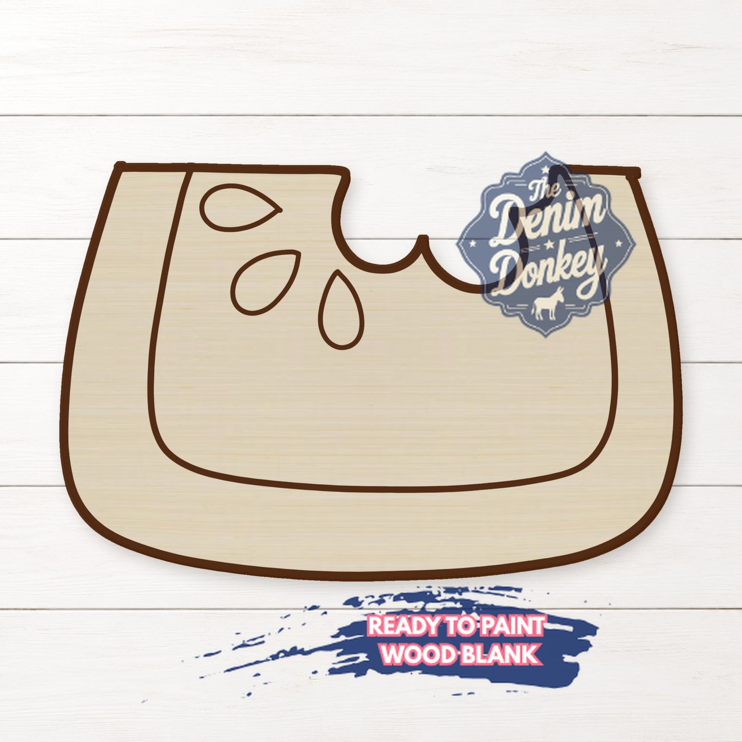 Sweet Summertime Watermelon Unfinished Wood Blank