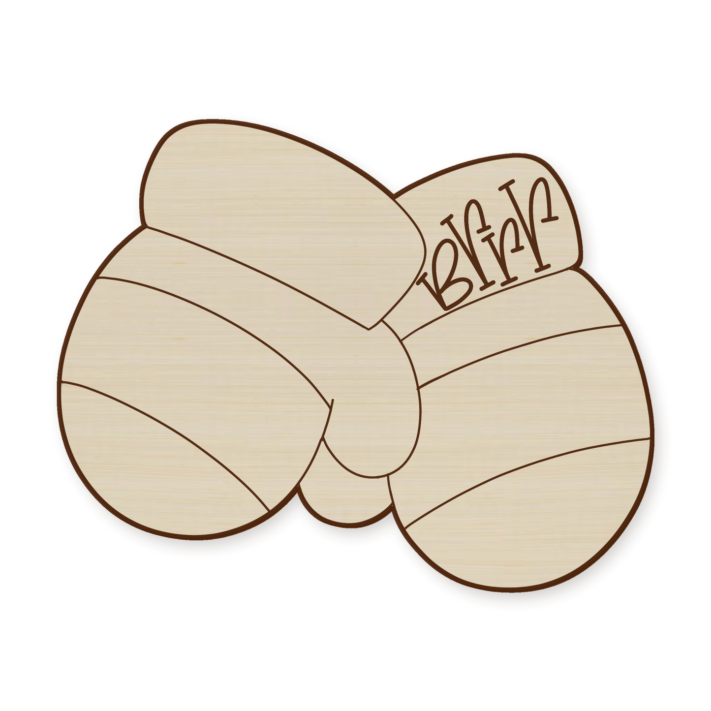 Winter Mitten Wood Blank