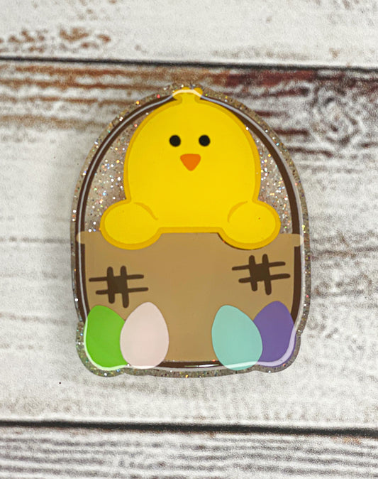 Easter Basket with Baby Chick